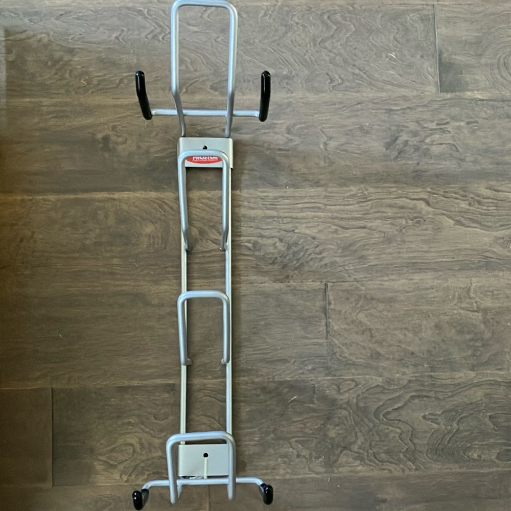 NIB The Container Store Golf Rack storage solid steel wall Mount - Picture 2 of 9